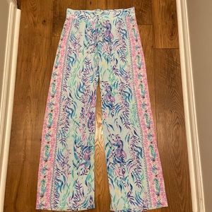 Lilly Pulitzer ball harbour palazzo pants, Small